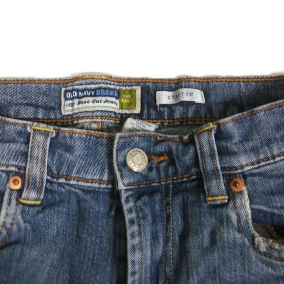 Old Navy Low Waist Skimpy Jeans Short Stretch Sz 6 - Picture 3 of 4